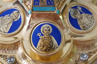 Solid silver gilt antique French Gothic Chalice.